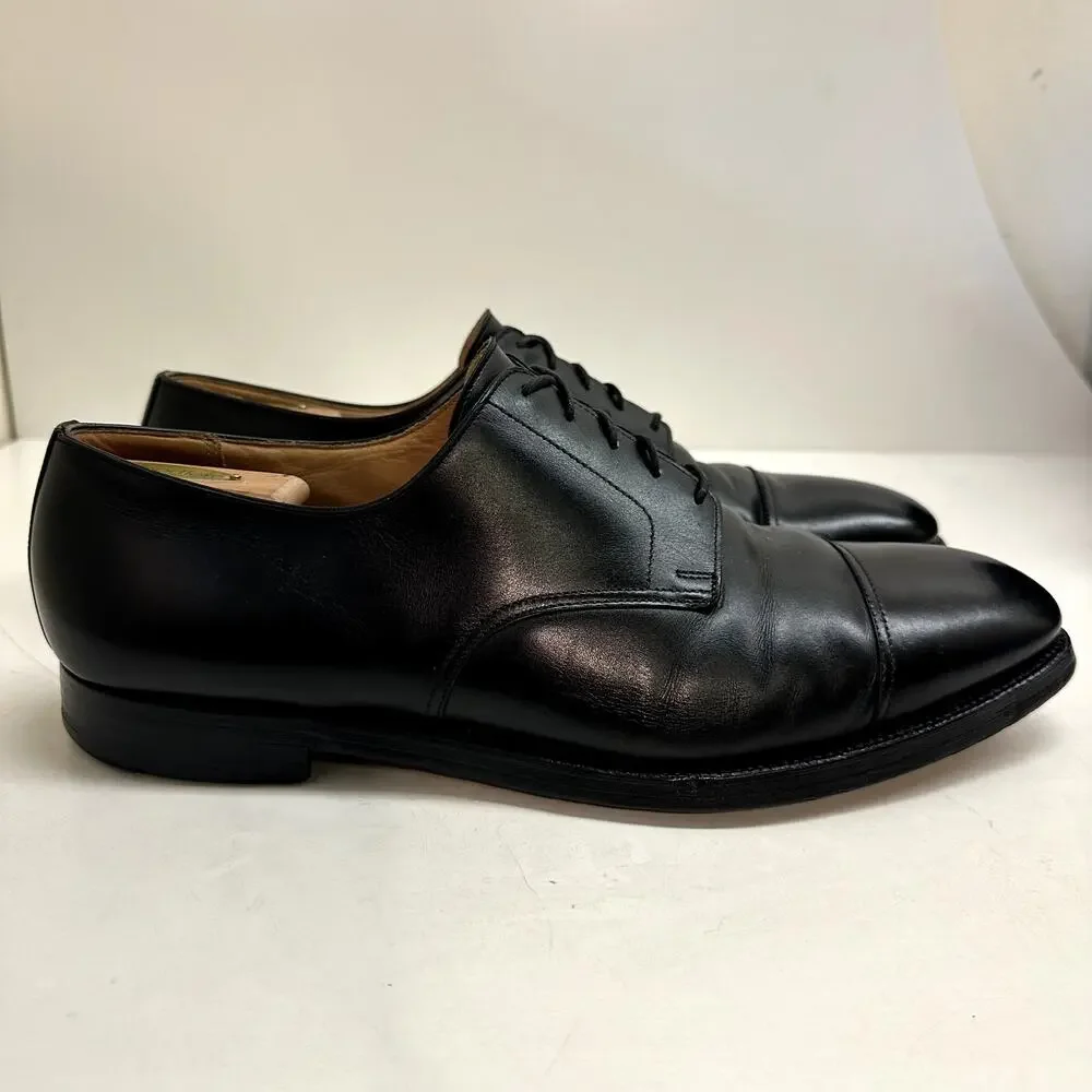 VGUC Crockett & Jones x Brooks Brothers Black Cap Toe Derby Last 324 US 13